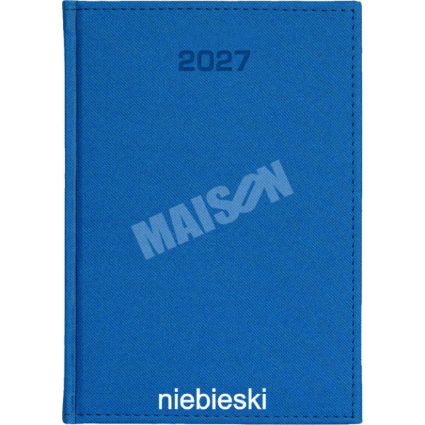 Kalendarz Denim dzienny A5 2027 z grawerem